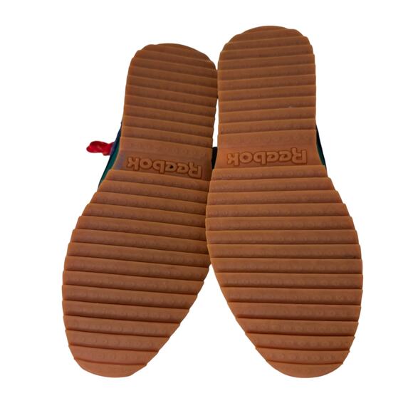 Reebok Alter the Icons Concept Sneaker Men 10.5 Green Blue Leather Ripple DV7193 - Picture 9 of 11